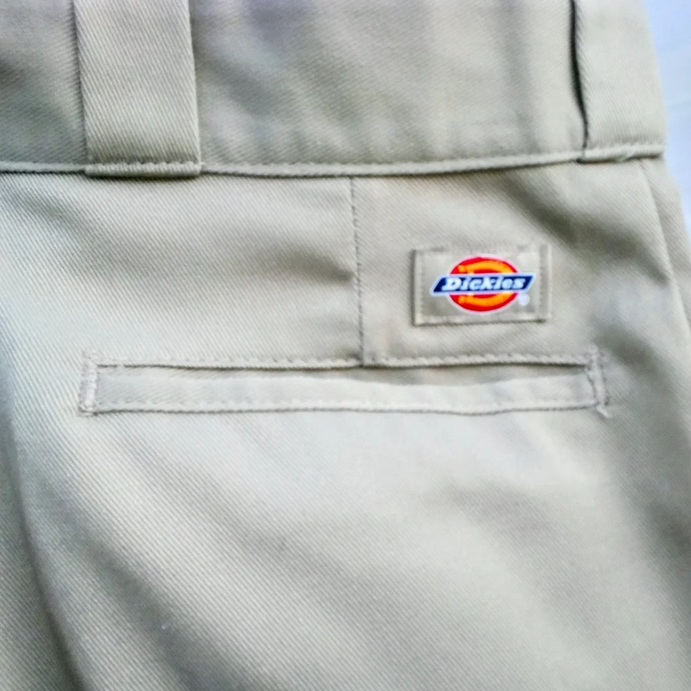 Men's Tan Khaki Dickie Pants - Picture 4 of 8